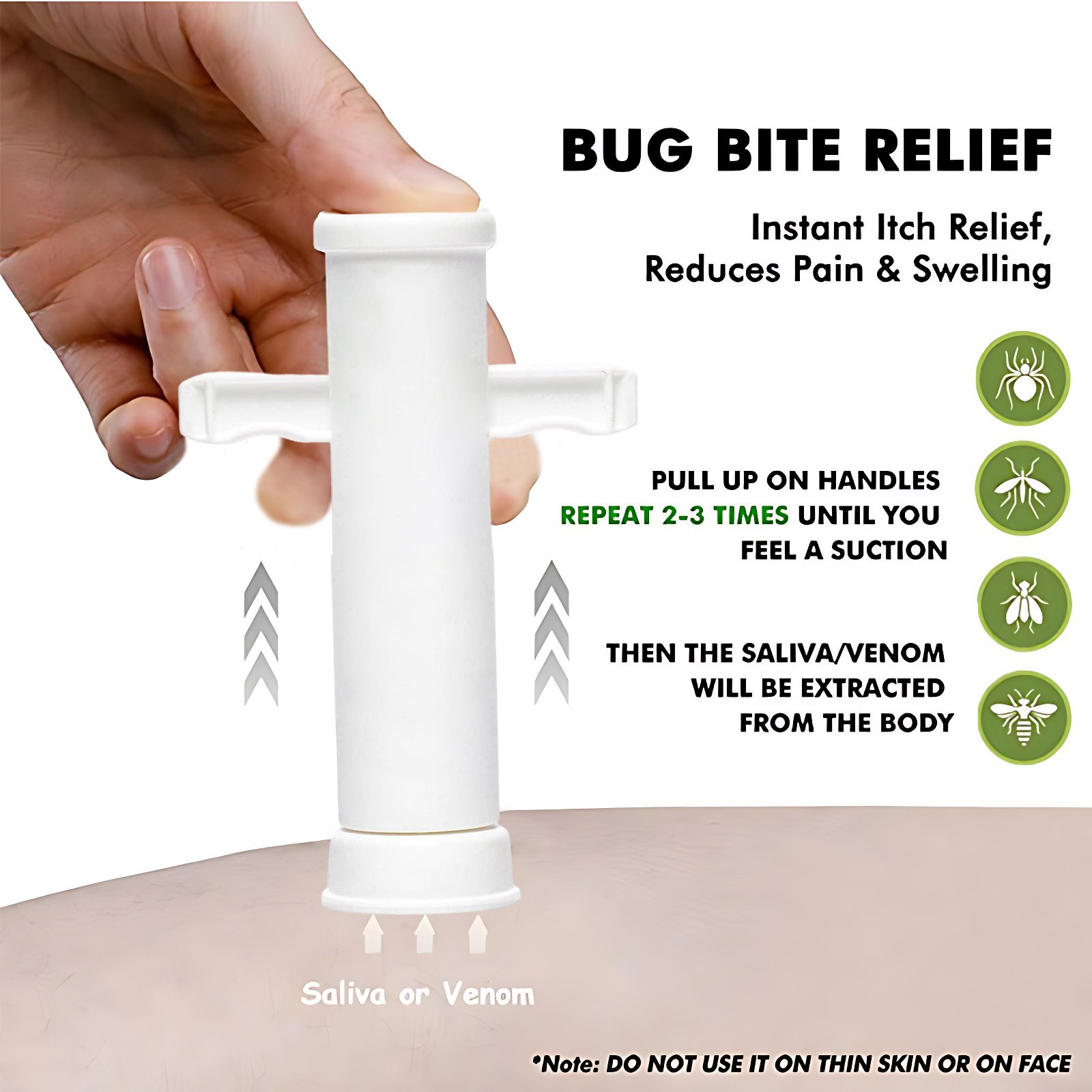 🔥Summer Hot Sale 55% OFF -🦟Bug Bite Suction Tool (Relieve itching and swelling✅)