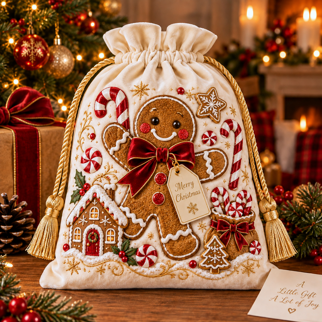 🔥Last 40pcs🎉-🎁 Premium Soft Velvet Christmas Gift Sack🎄