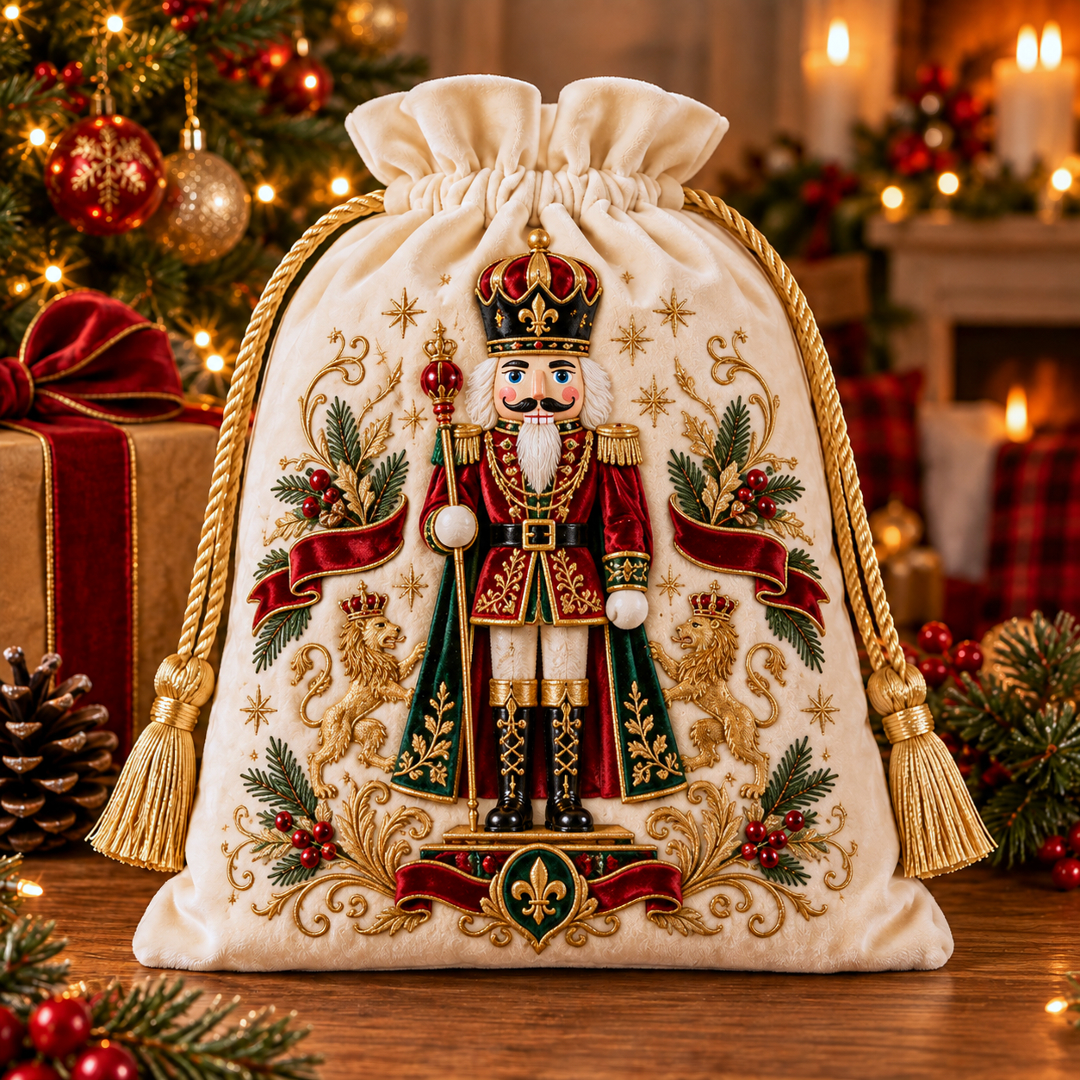 🔥Last 40pcs🎉-🎁 Premium Soft Velvet Christmas Gift Sack🎄