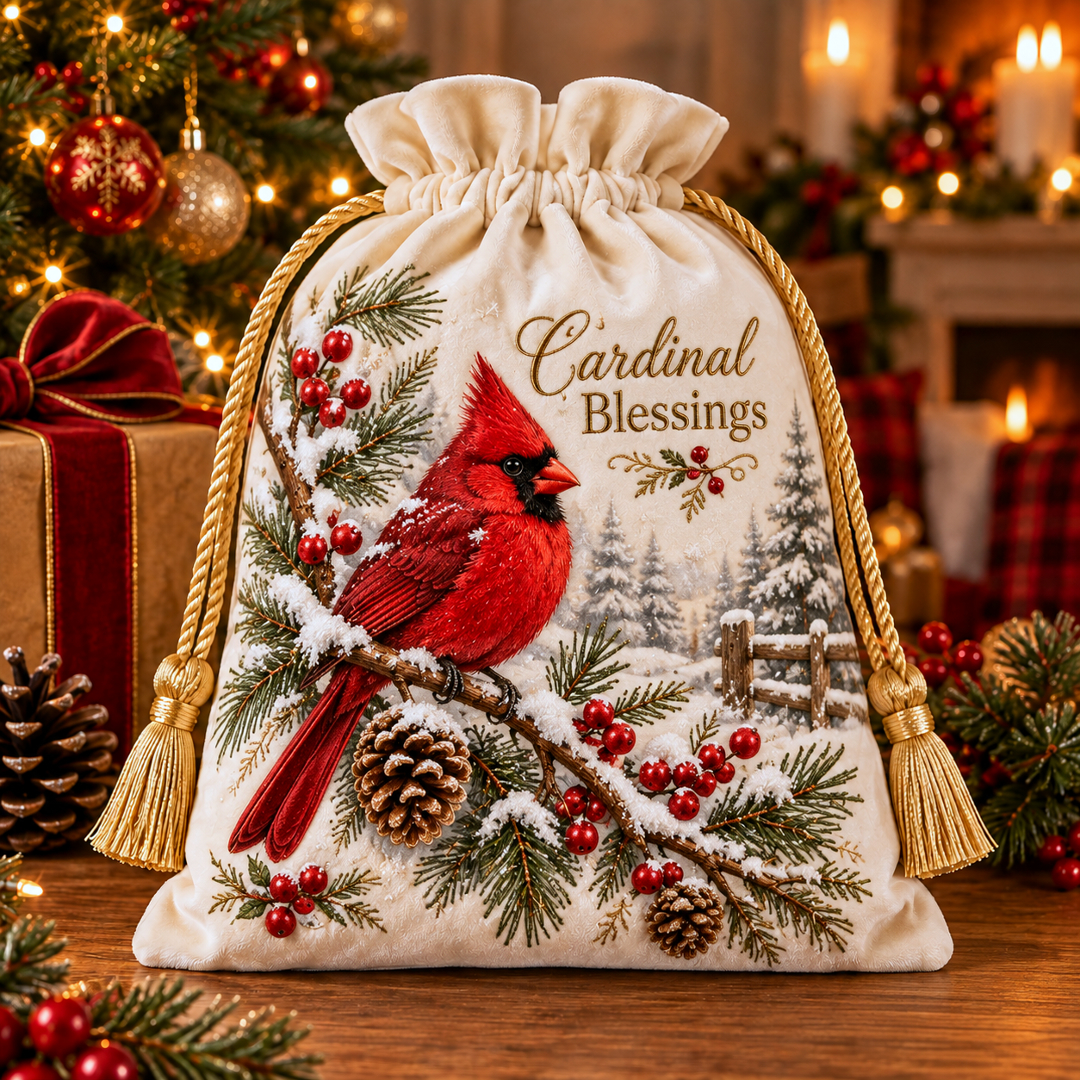 🔥Last 40pcs🎉-🎁 Premium Soft Velvet Christmas Gift Sack🎄