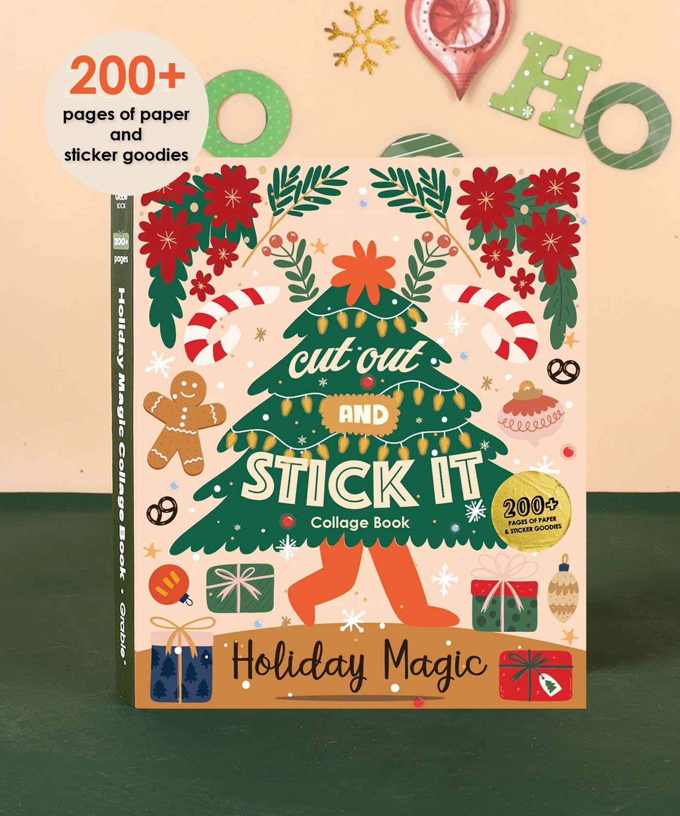 🔥HOT SALE 59% OFF-✨200+ Pages Holiday Magic Collage Activity Book📚