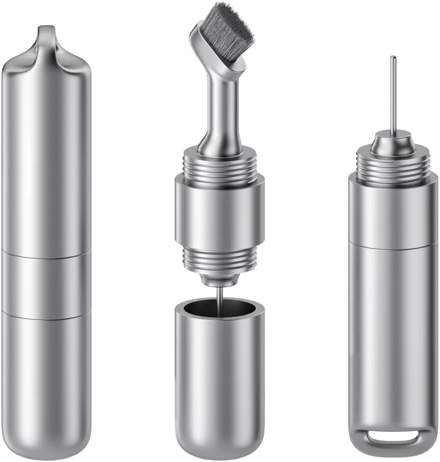 🎄Flash Sale 50% OFF 🔥SIM Card Tray Removal Tool with Cleaning Brush, 2 in 1 EDC Portable Keychain