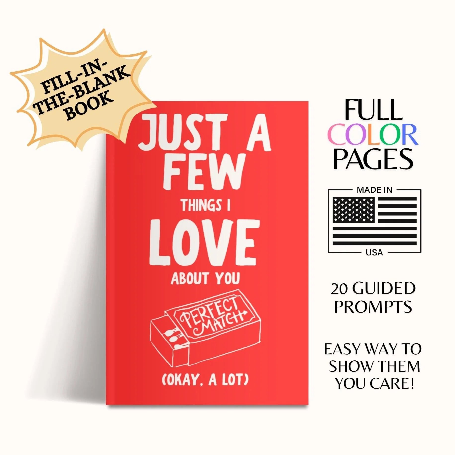 💖Just A Few Things I Love About You (Romantic Love Journal) For Couples