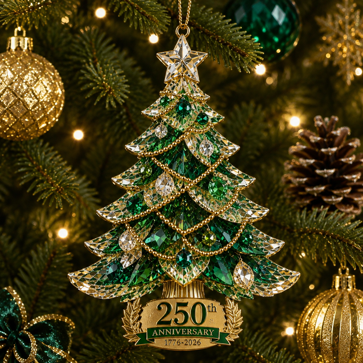 🔥Last 30pcs✨⏰ Limited anniversary edition✨70% OFF!🔥250th Anniversary Crystal Christmas Tree