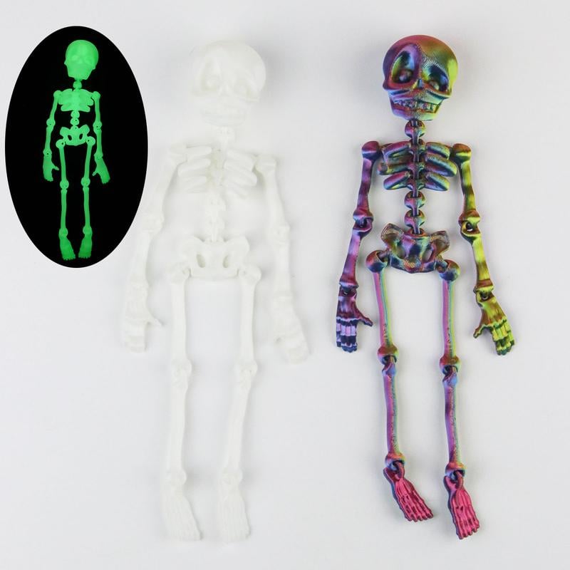 🎃Last Day 70% OFF🔥Poseable Skeleton Fridge Magnet with Movable Joints