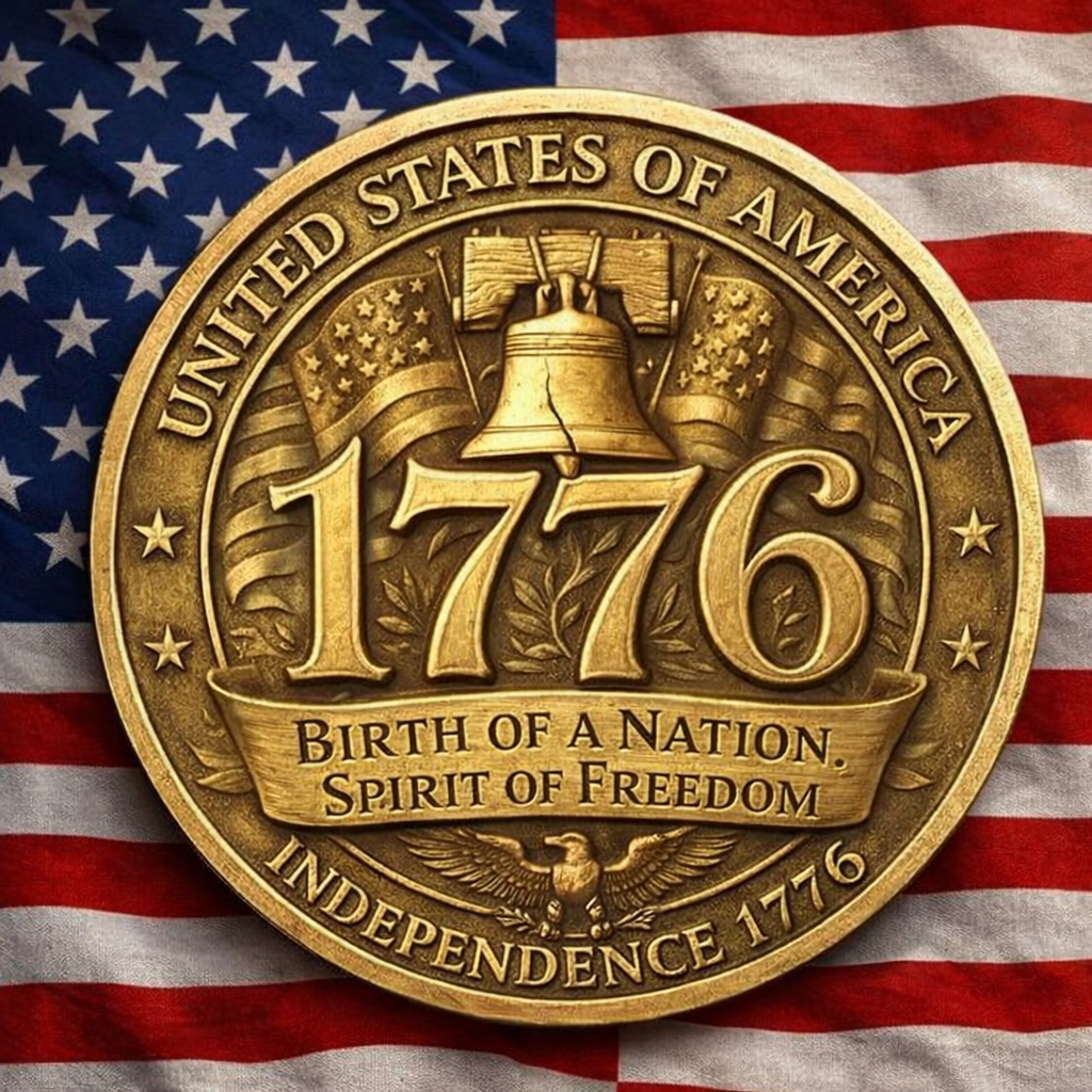 🇺🇸 250 Years of American Freedom – Limited Commemorative Coin