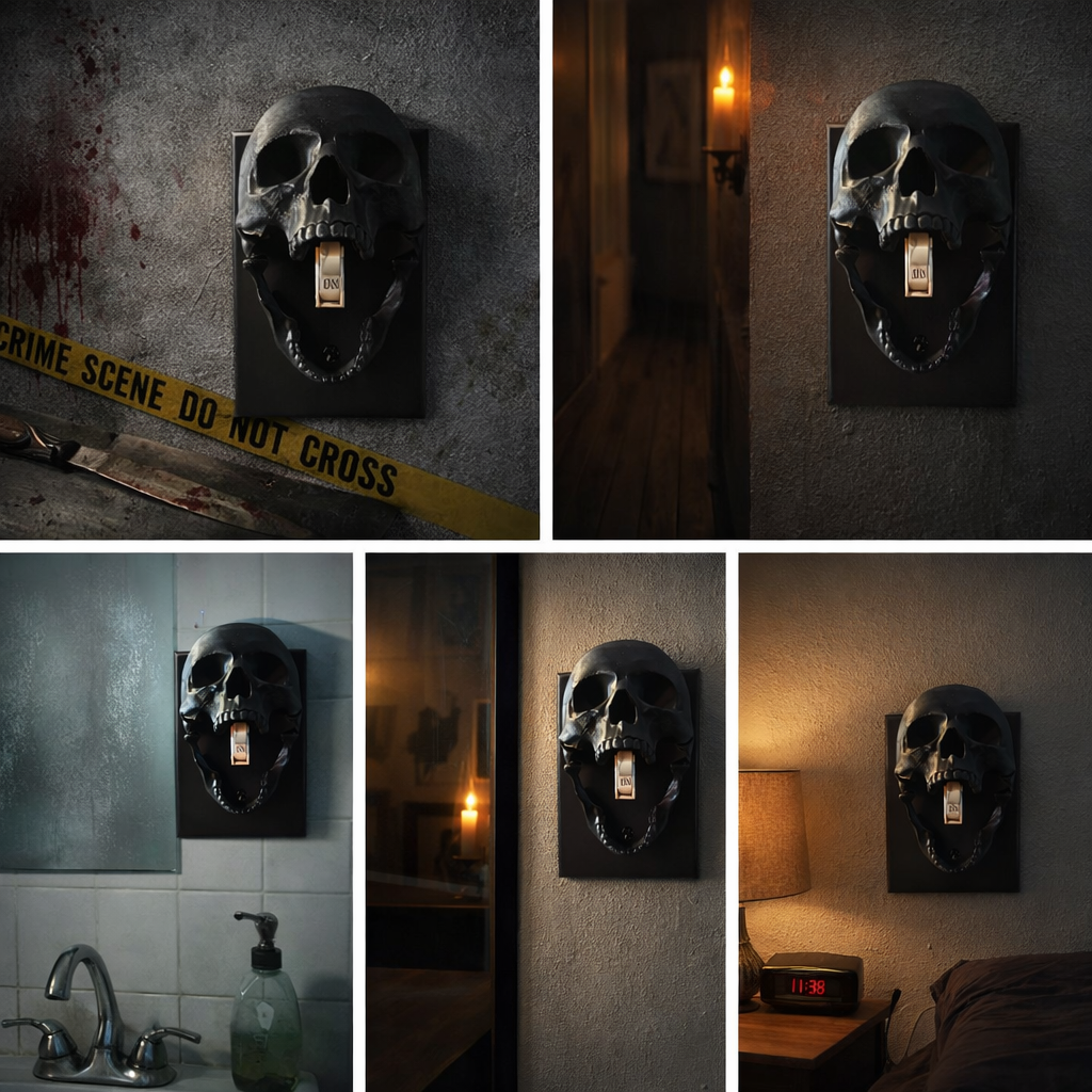 🔥 Hot Sale 49% OFF 🔥3D Printed Skull Light Switch Plate