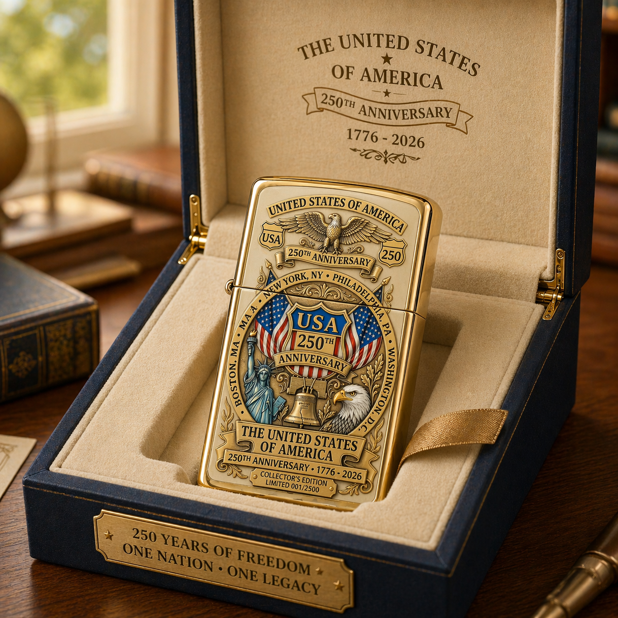 🔥Limited Edition🎁U.S. 250th Anniversary Collector’s Edition Lighter🎖️ 