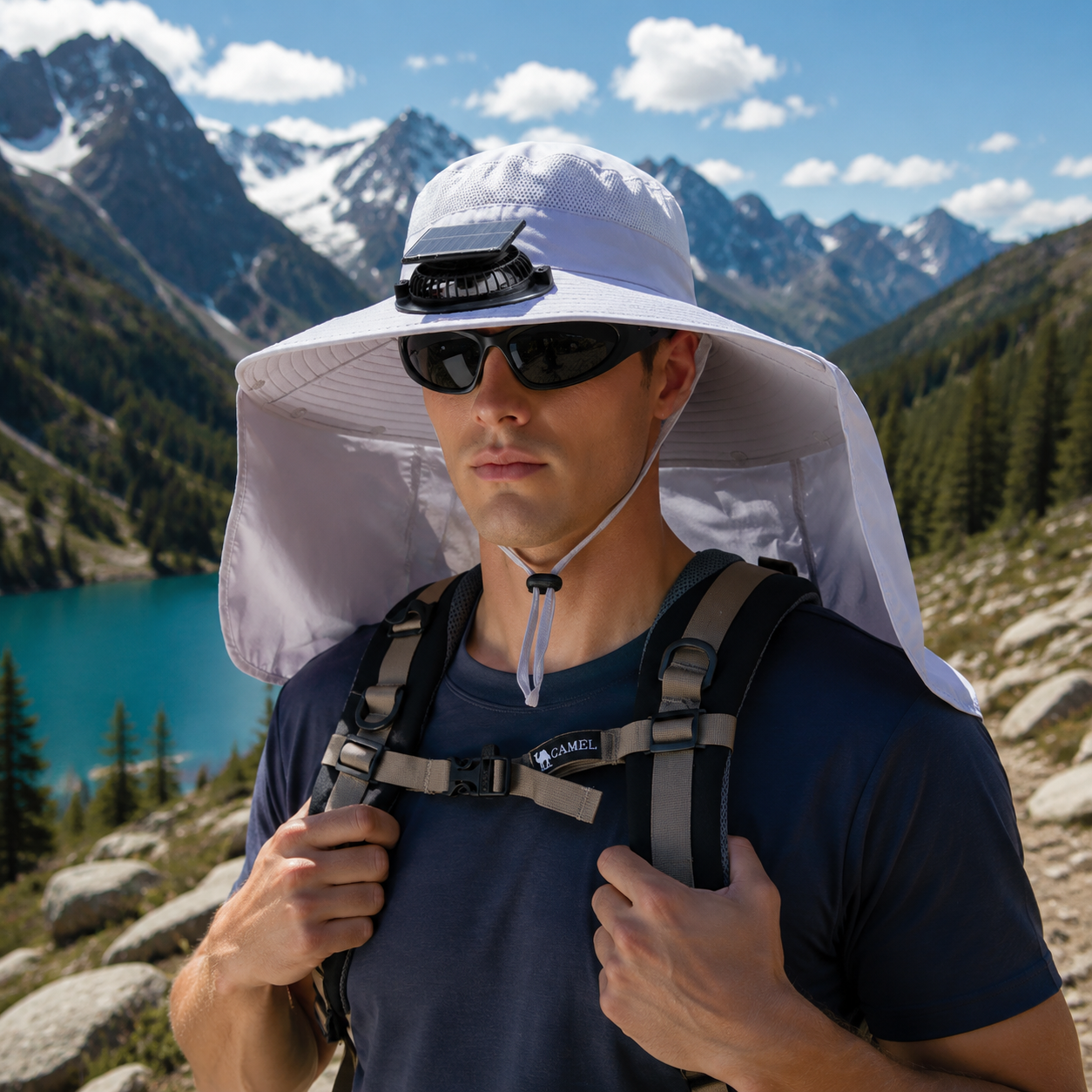 🔥Father's Day Best Sellers ☀️Breathable Fisherman Hat with Solar Fan