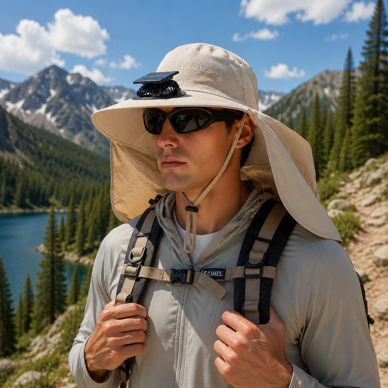 🔥Father's Day Best Sellers ☀️Breathable Fisherman Hat with Solar Fan