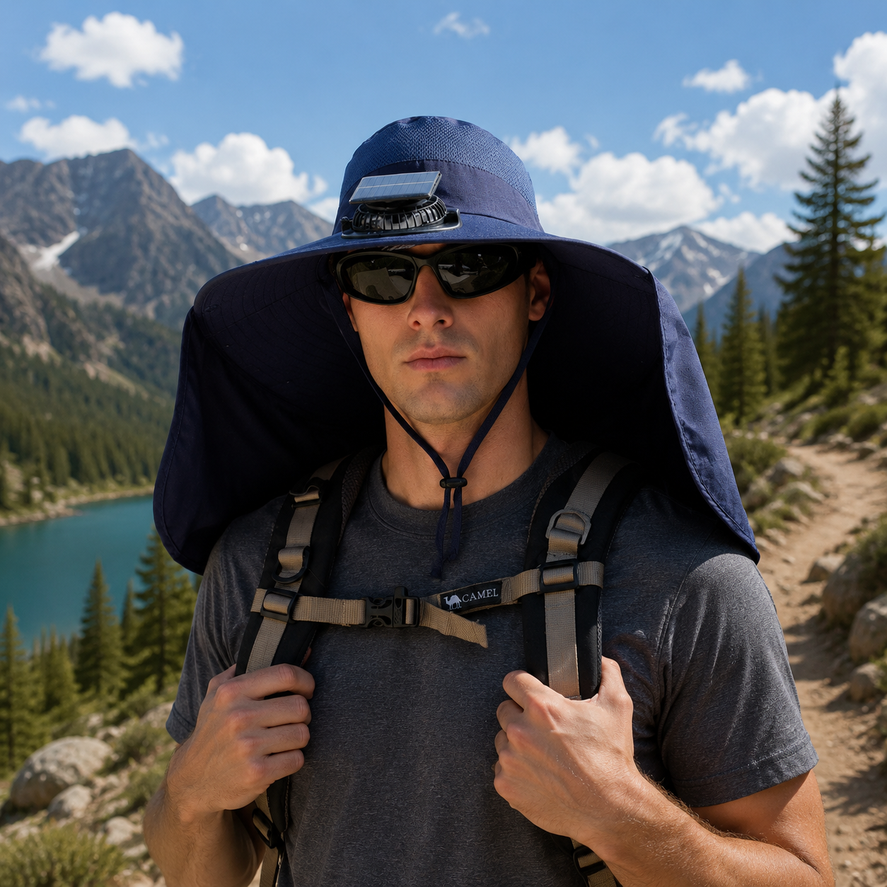 🔥Father's Day Best Sellers ☀️Breathable Fisherman Hat with Solar Fan