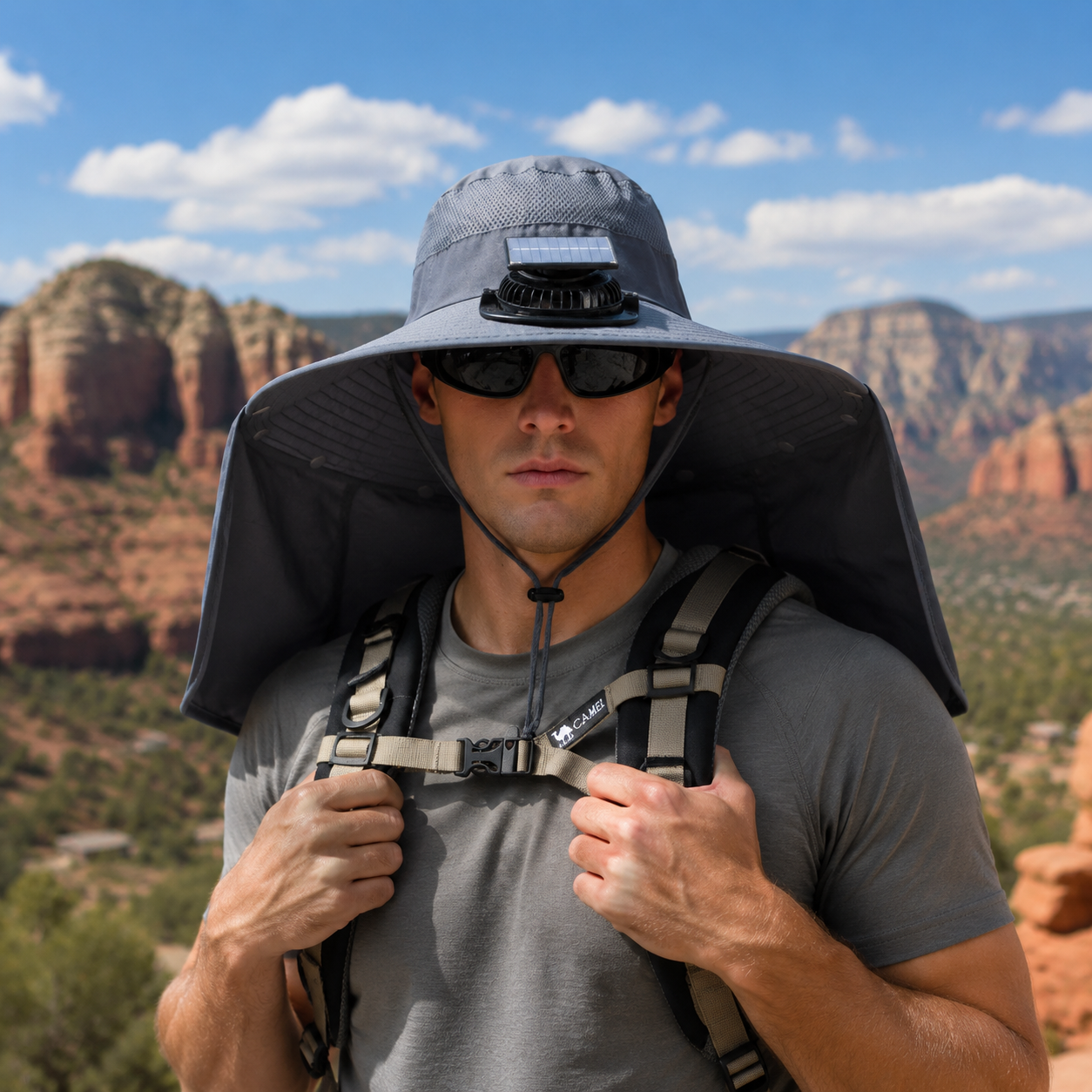 🔥Father's Day Best Sellers ☀️Breathable Fisherman Hat with Solar Fan
