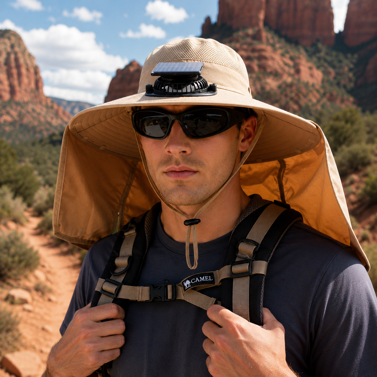 🔥Father's Day Best Sellers ☀️Breathable Fisherman Hat with Solar Fan