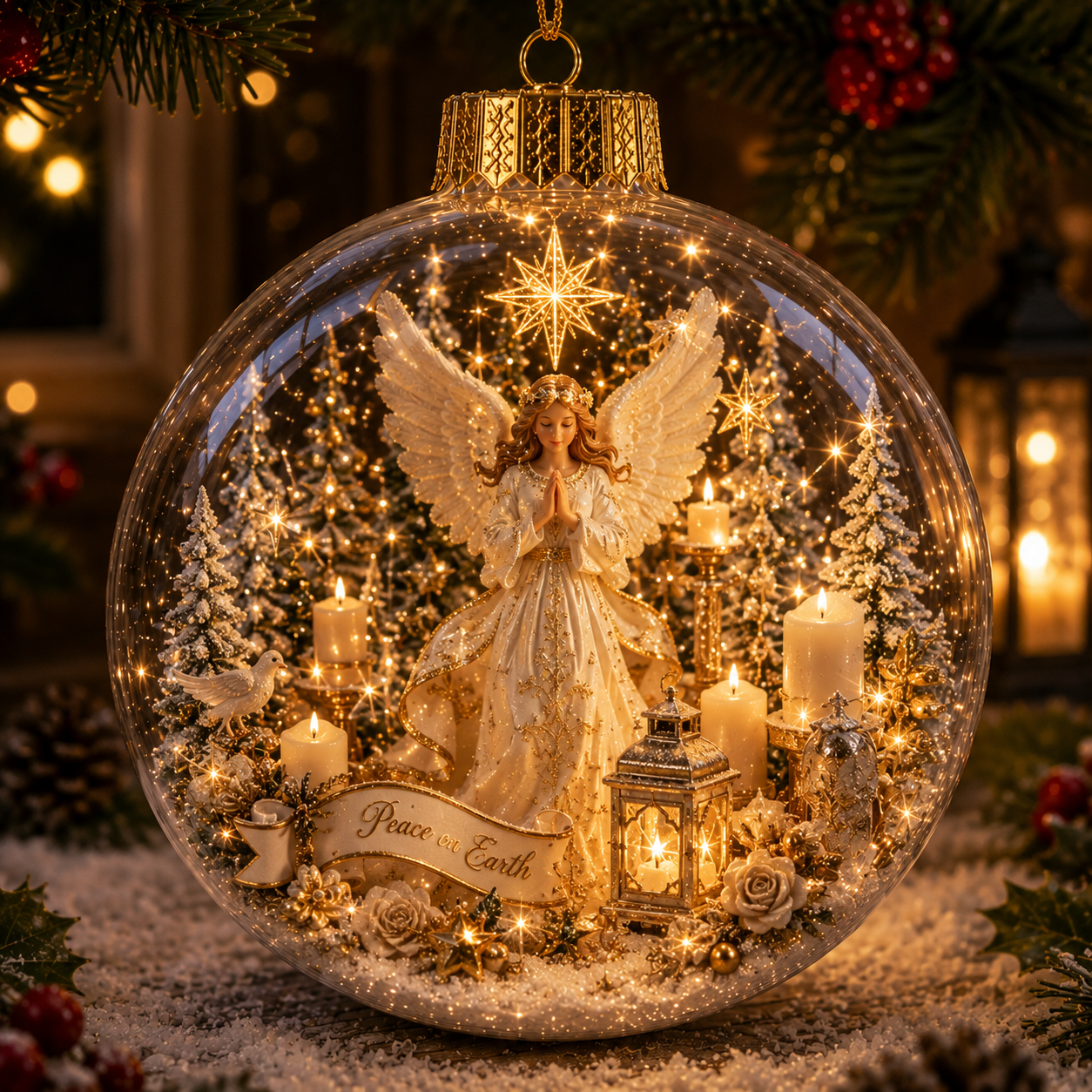 🔥 Limited-Time 70% OFF–✨🎄Light-Up Christmas Story Globe Ornament | Magical Mini Holiday World
