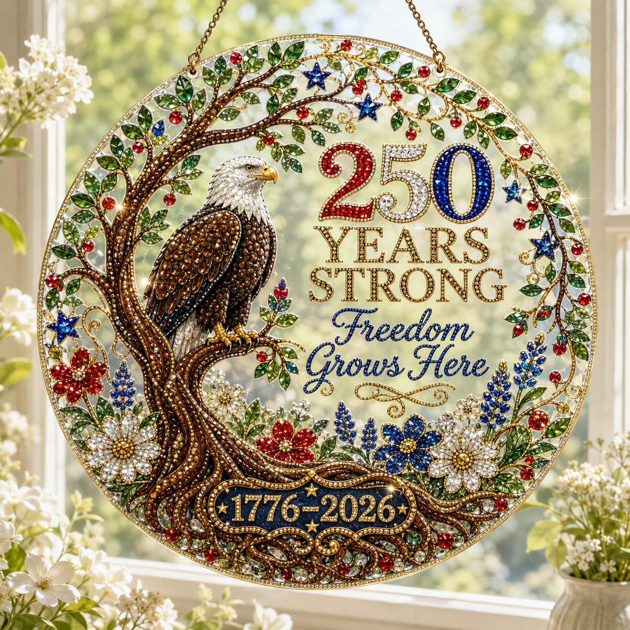 🔥Limited time 70% OFF - 🐦✨Hummingbird Diamond Art Hanging Ornament Kit – Sparkling DIY Window Ornament 