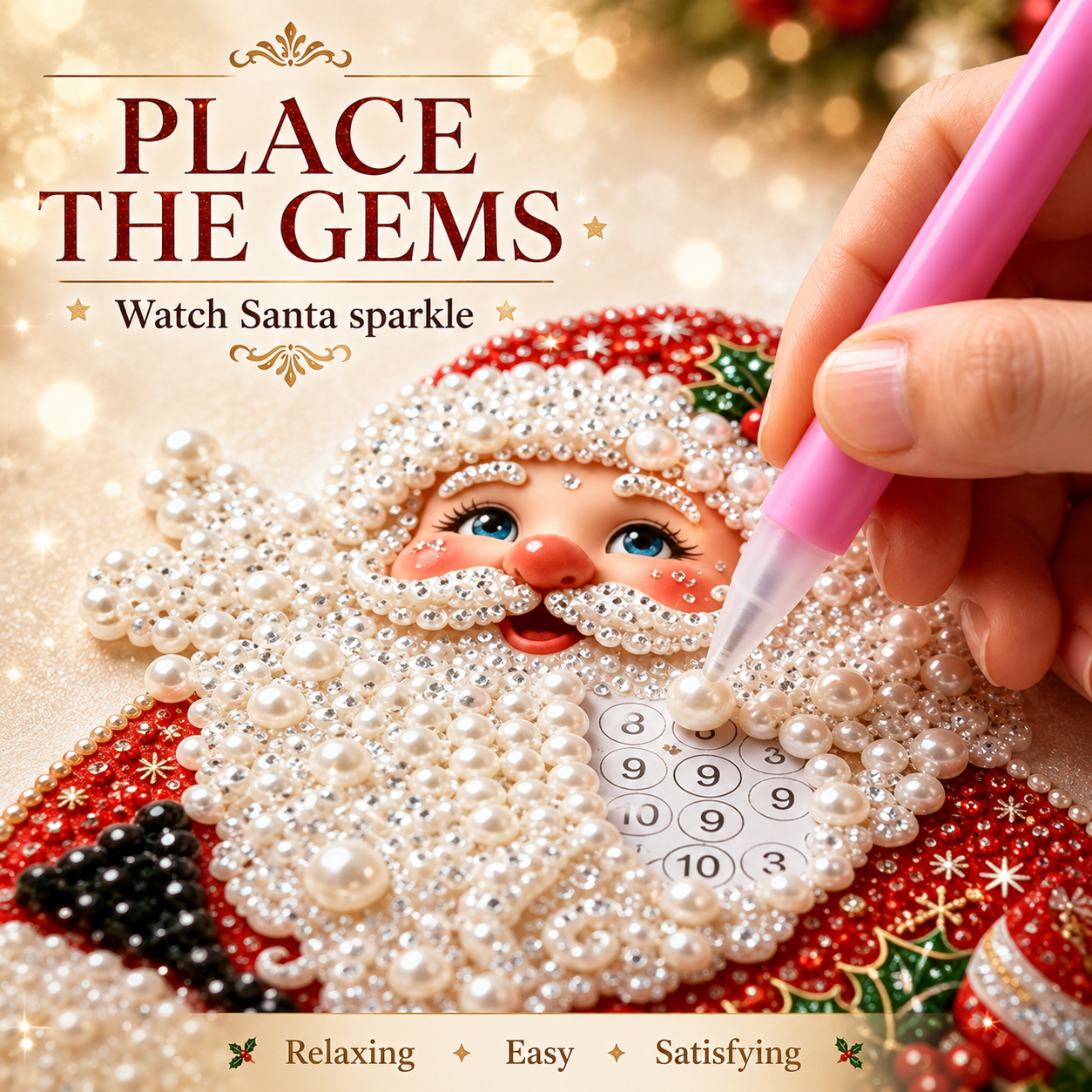 🔥Limited time 70% OFF - 🎅Plymagic DIY Pearl Art - Christmas Collection