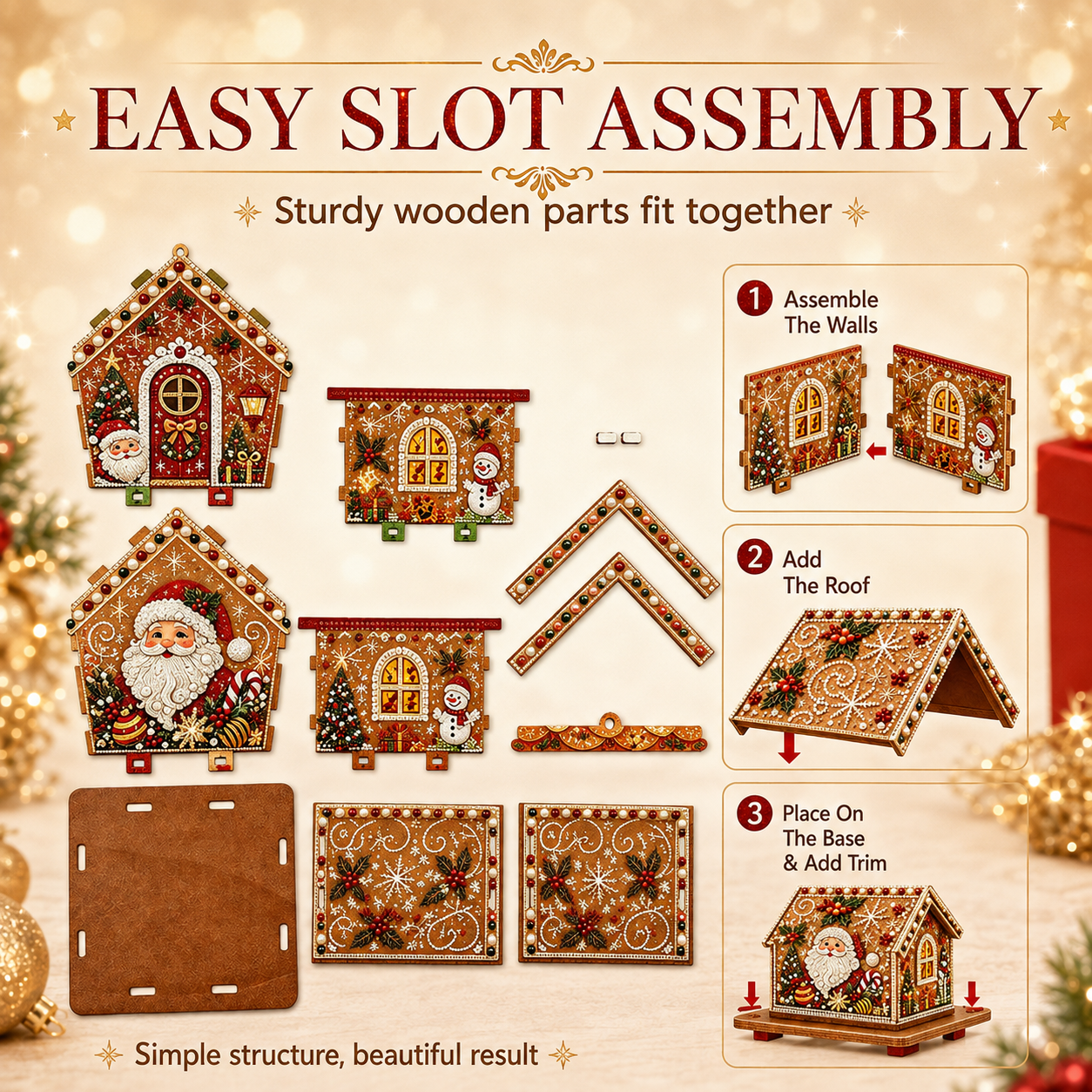 🔥Limited time 70% OFF - 🎅Plymagic DIY Pearl Art - Christmas Collection