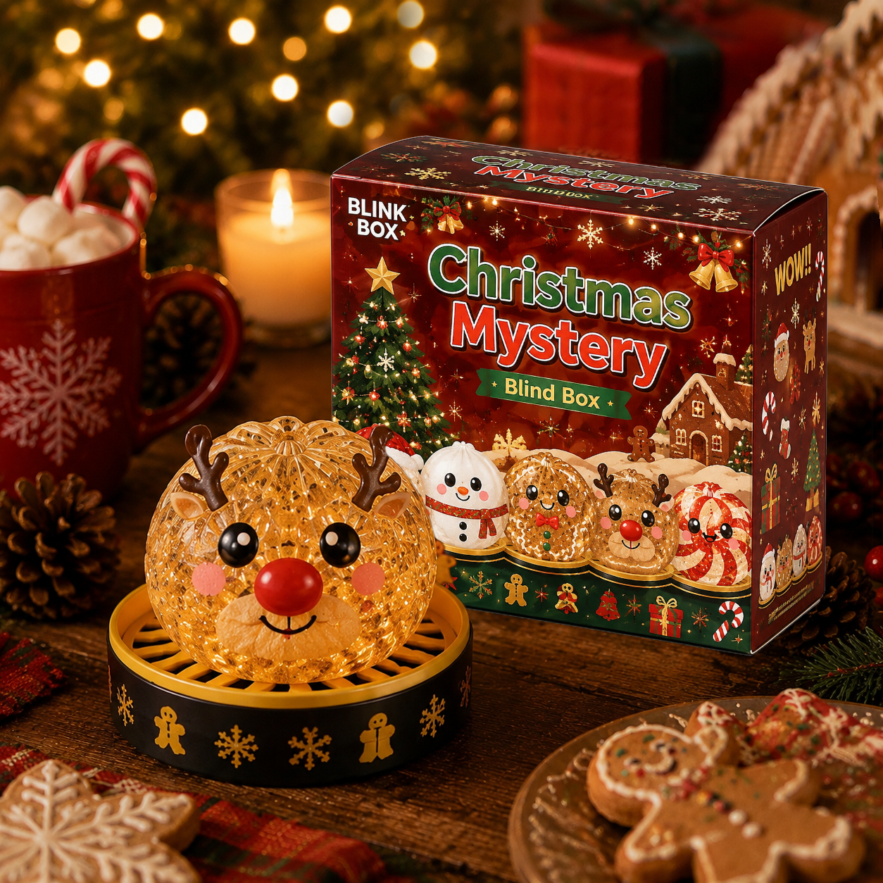 🔥Limited time 70% OFF -🎄🎅Christmas Squishy Dumplings Mystery Blind Box🎉New Release‑Limited Time Pick‑Your‑Character Sale🎉