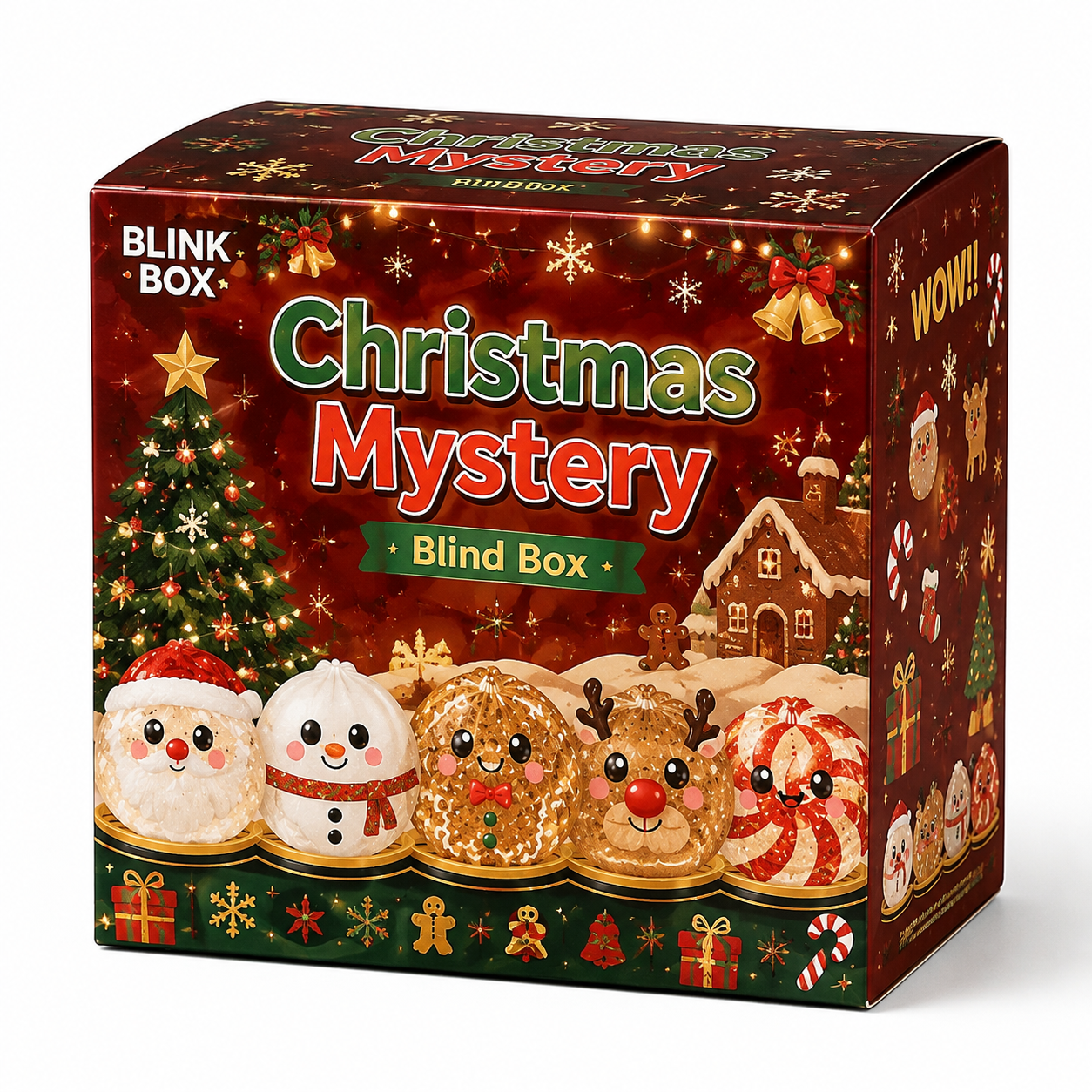 🔥Limited time 70% OFF -🎄🎅Christmas Squishy Dumplings Mystery Blind Box🎉New Release‑Limited Time Pick‑Your‑Character Sale🎉