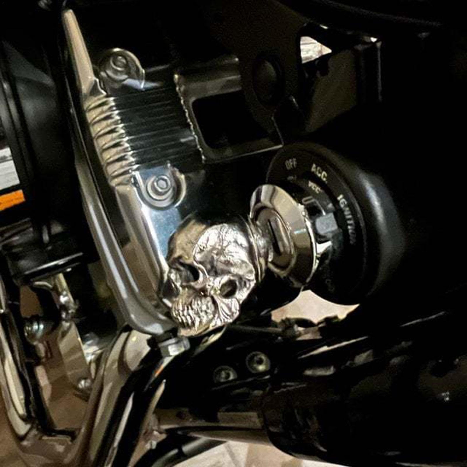 š„Last Day 55% OFF-Universal Metal Devil Skull Key Cover for Motorcycles