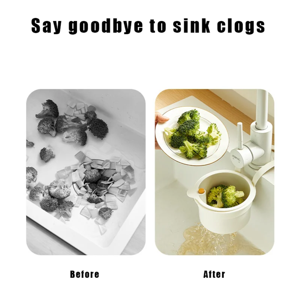 🔥Last Day 55% OFF -Hangable Sink Drainer Basket