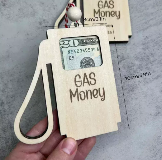 🎅CHRISTMAS GIFT🎁--💸Gas (Shopping) Money Ornament