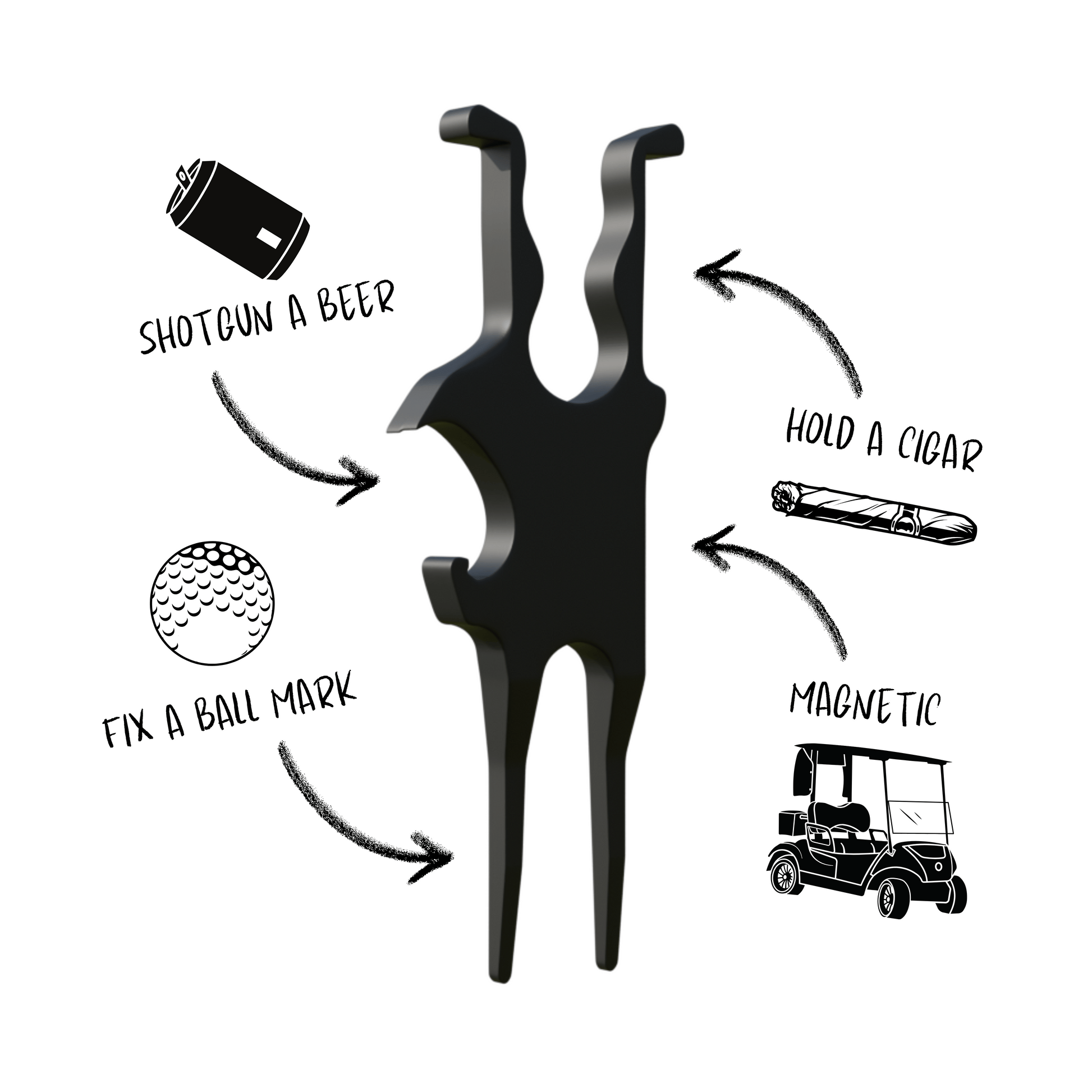 🏌️‍♂️⛳ Multifunctional Golf Tool — The Only Tool You’ll Ever Need On the Green!