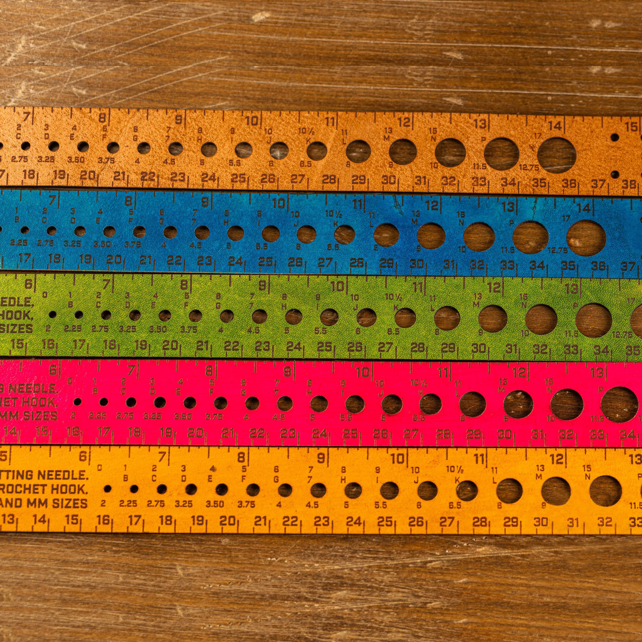 🧰Your All-in-One Crafting Companion🧰7-in-1 Leather Measuring Tool