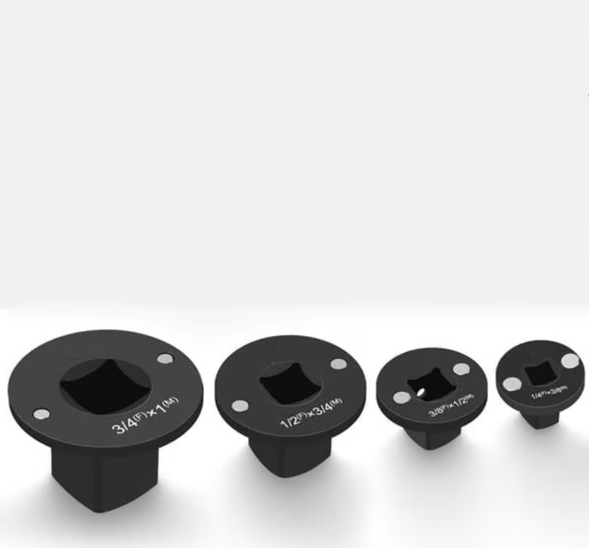 ✨2025 Low Profile Impact Socket Adapter Set – Industrial Drive Ratchet & Wrench Adapter Set for Tight Spaces, 4PC Hardware Kit: 3/4" to 1", 1/2" to 3/4", 1/2" to 3/8", 1/4" to 3/8"