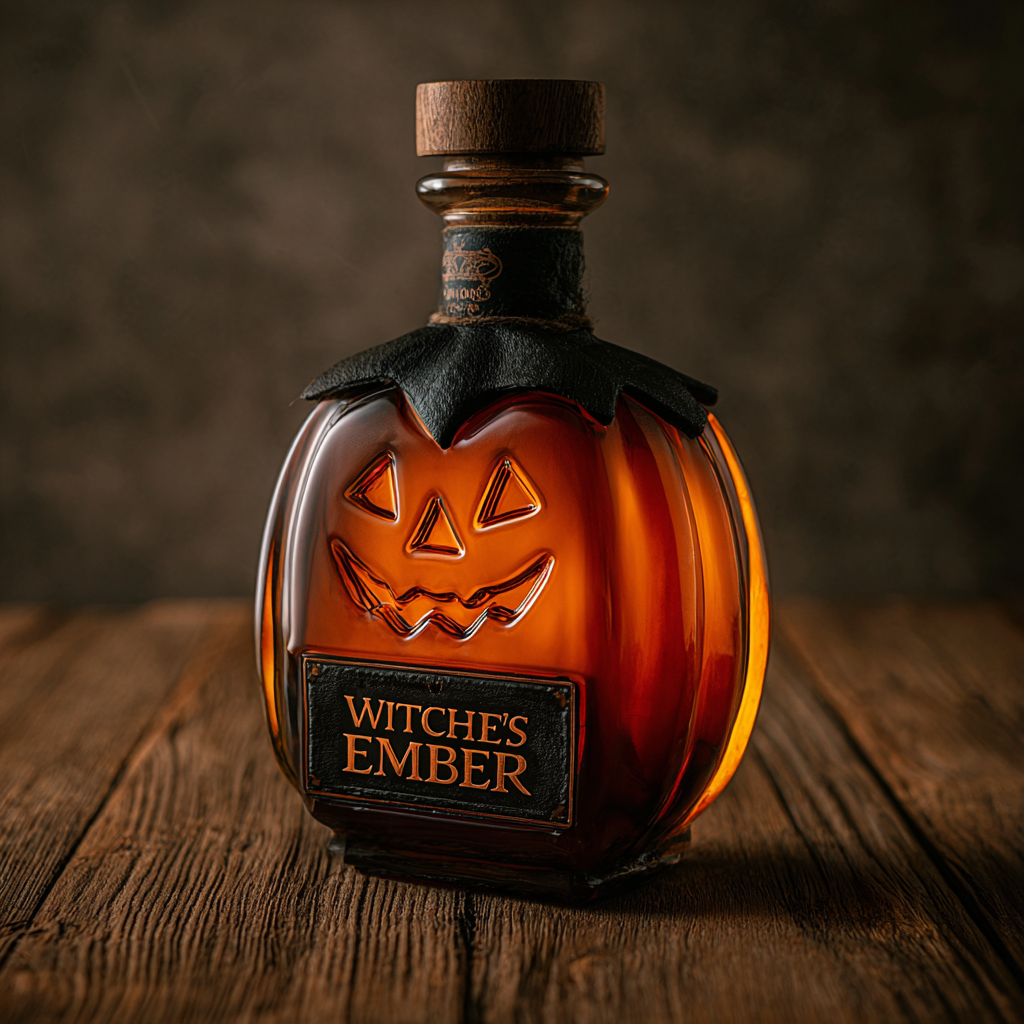 🎁TikTok Last Day Sale - 55% OFF🔥Witche's Ember - Limited Edition Pumpkin Whiskey Bottle