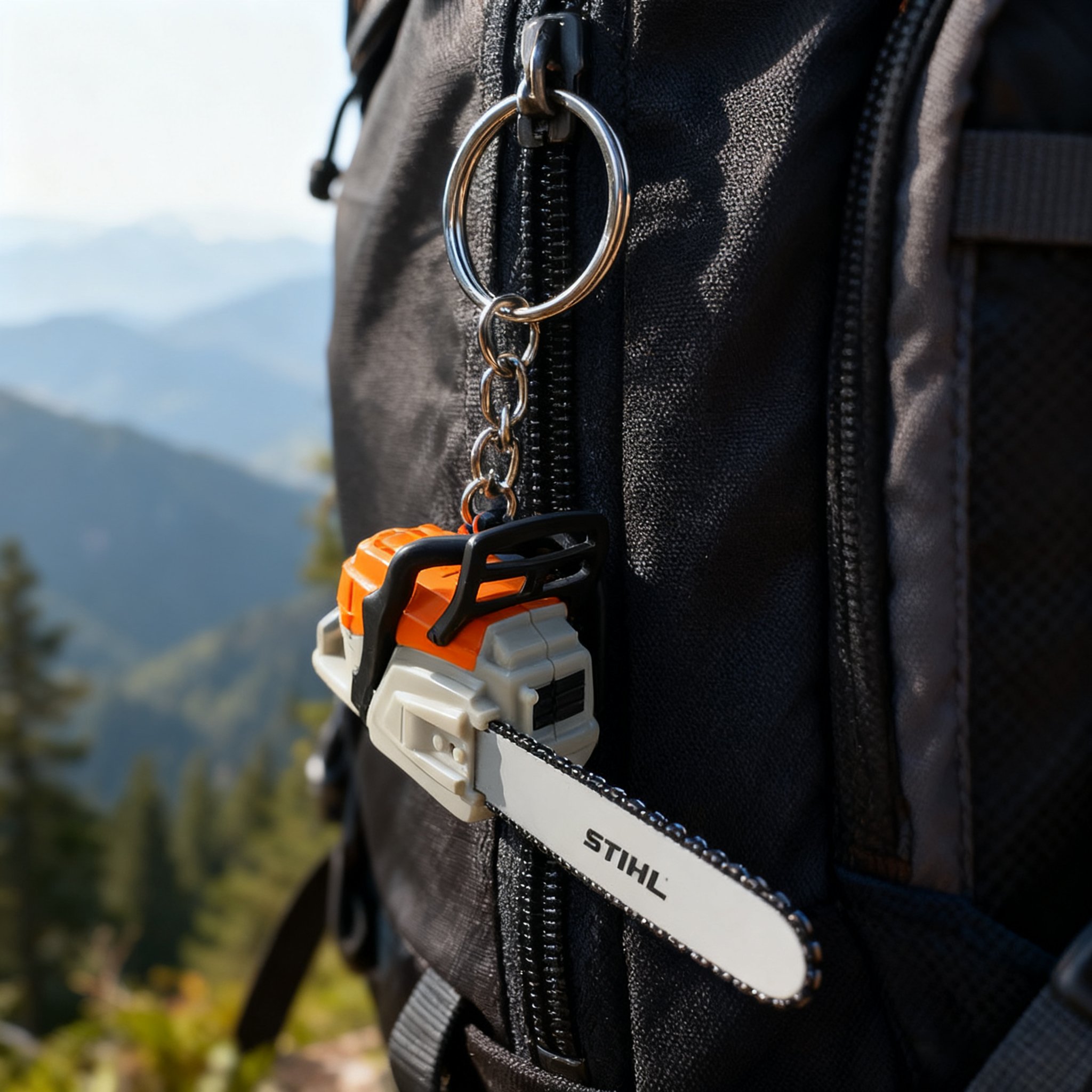 🔥Christmas Hot Sale 70% OFF-🎄🔧 Chainsaw Keychain | Portable Chainsaw Key Ring