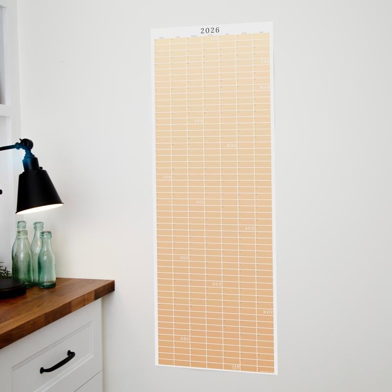 🎄Flash Sale 50% OFF 🔥🗓️ 2026 Wall Calendar – Cozy Pecan Print Design