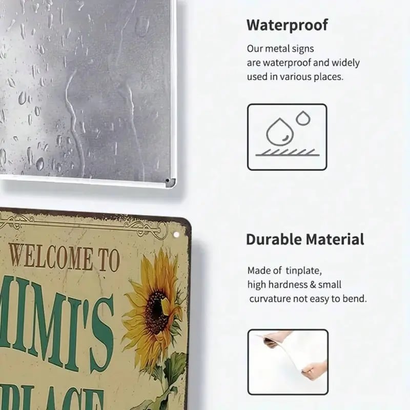 🔥Last Day 49% OFF - 🏠❤️Vintage Sign | Welcome Home Vintage Wooden Plaque