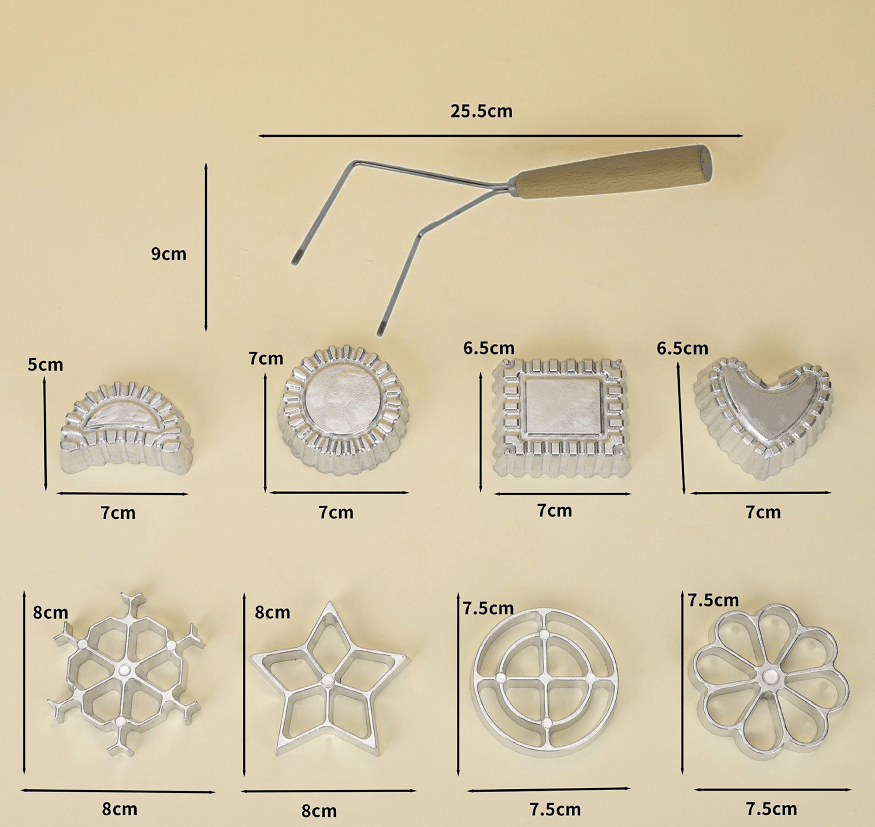 🔥LAST DAY 50% OFF - Nordic-Style Rosettes & Timbale Pastry Mold Set