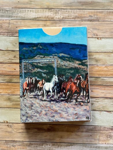 🔥LAST DAY 70% OFF🔥Hand-Painted Rodeo Legends Card Deck:54 Cards