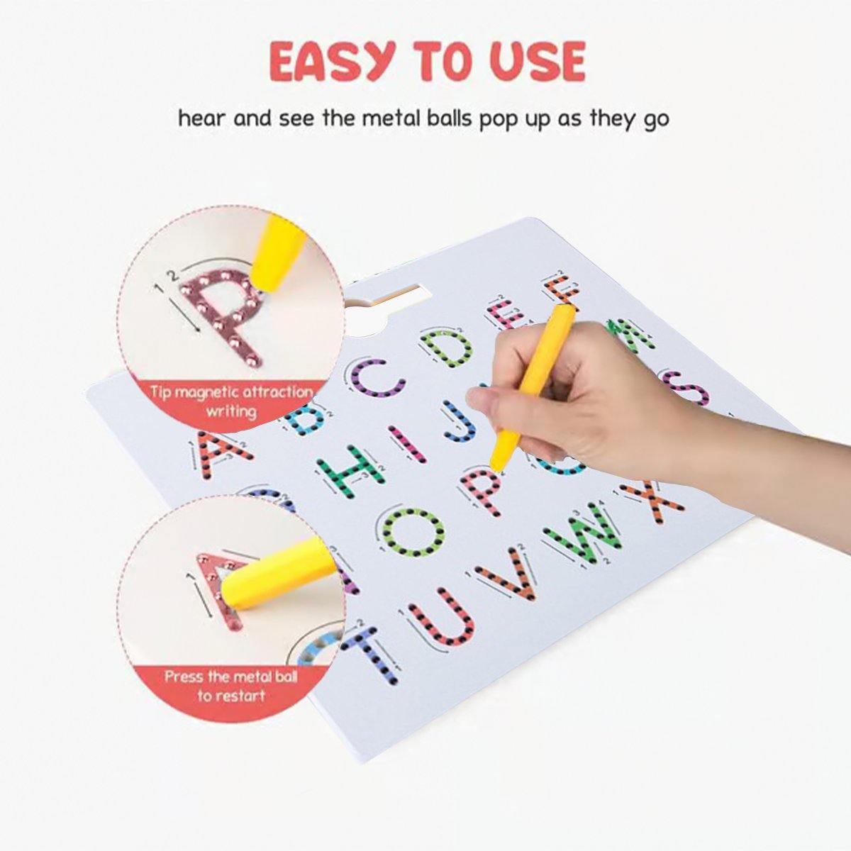 🔥Last Day 70% OFF-Double Sided Magnetic Letters Board