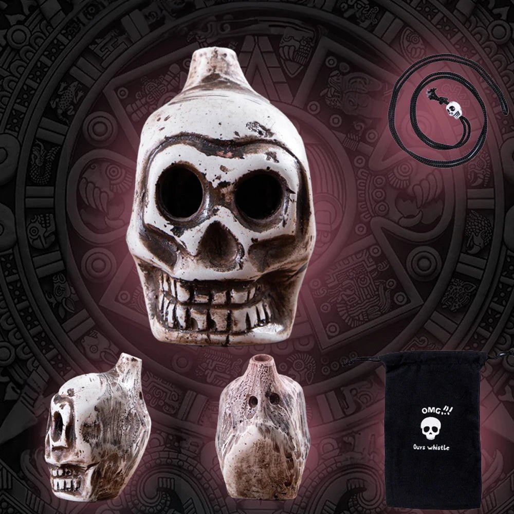 🎃Last Day 70% OFF🔥Aztec Skull Death Whistle ® Infinity Gear