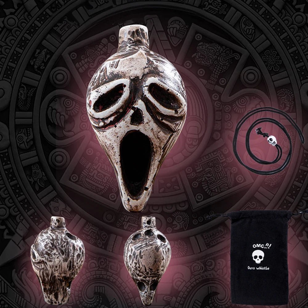 🎃Last Day 70% OFF🔥Aztec Skull Death Whistle ® Infinity Gear