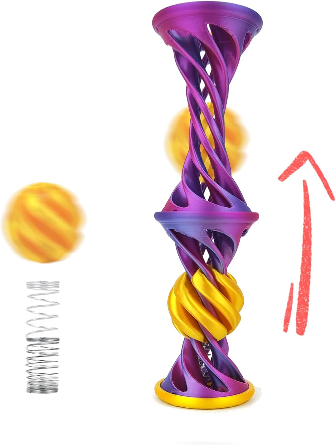 🔥Christmas Hot Sale 70% OFF-🎄Magical Spiral Launch Ball The New Fun of Fidget🎯