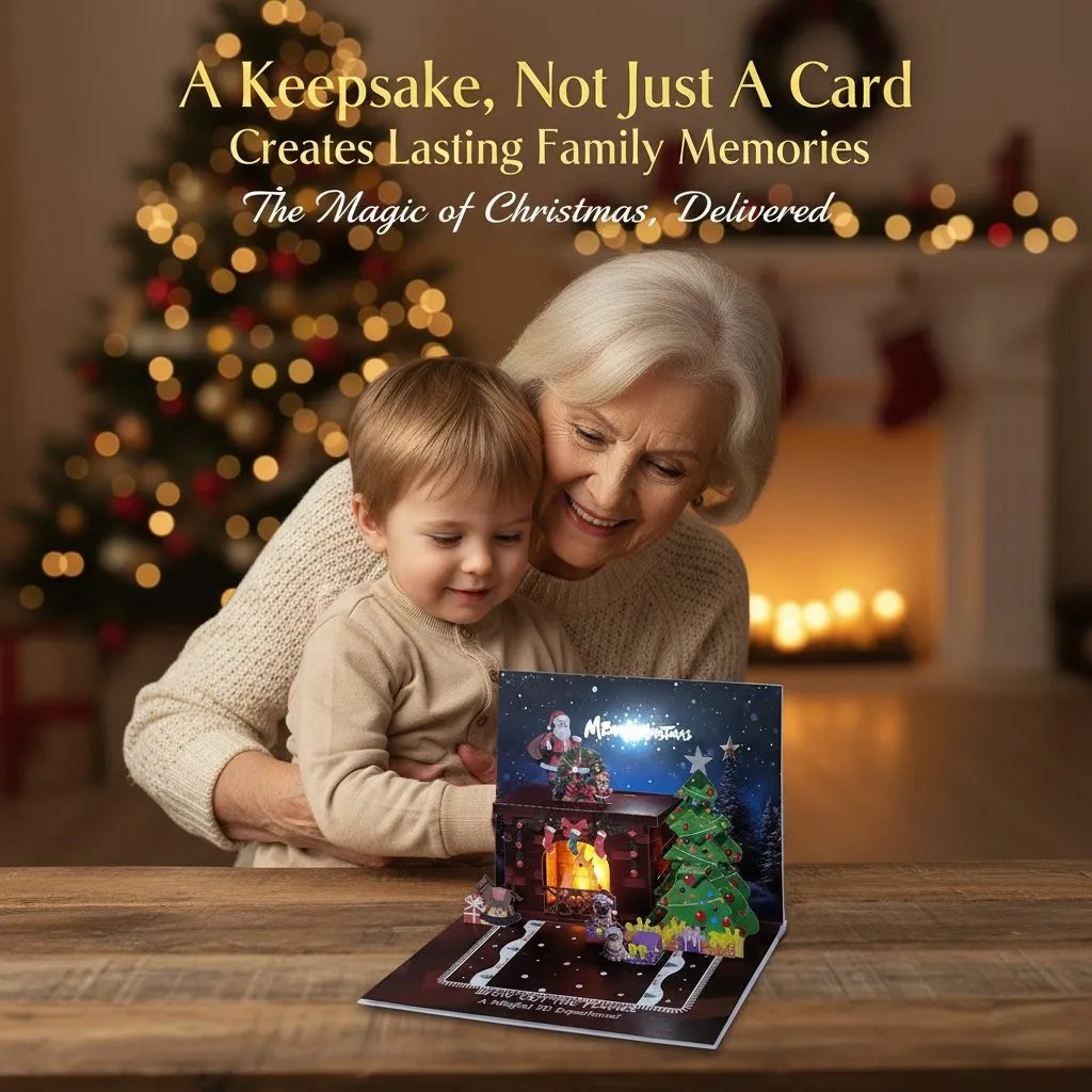 🔥Black Friday 24H Flash Sale 49% OFF🎄Magical Interactive Christmas Card - Blow, Glow & Celebrate! 🎅