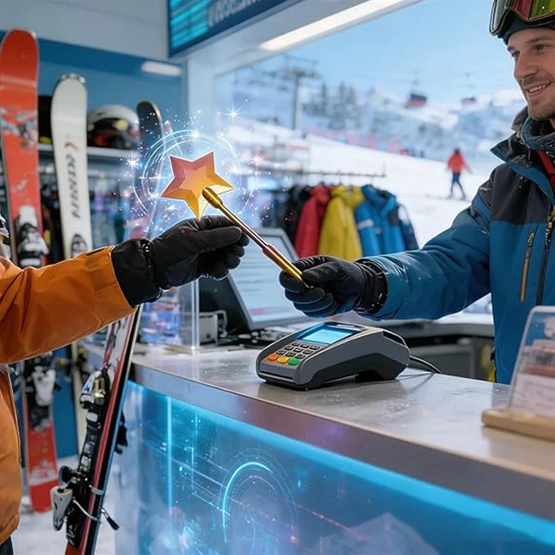 🔥 Hot Sale 49% OFF 🔥3D Printed Star-Topped Tap-to-Pay Wand