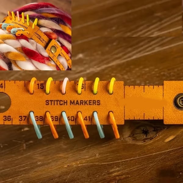 🧰Your All-in-One Crafting Companion🧰7-in-1 Leather Measuring Tool