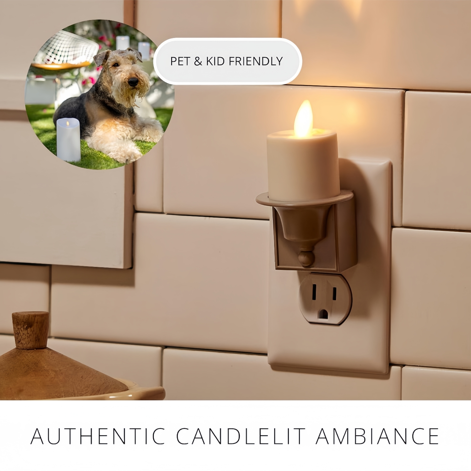🔥Last Day 70% OFF🔥Flameless Candle Nightlight with Sensor Dusk to Dawn