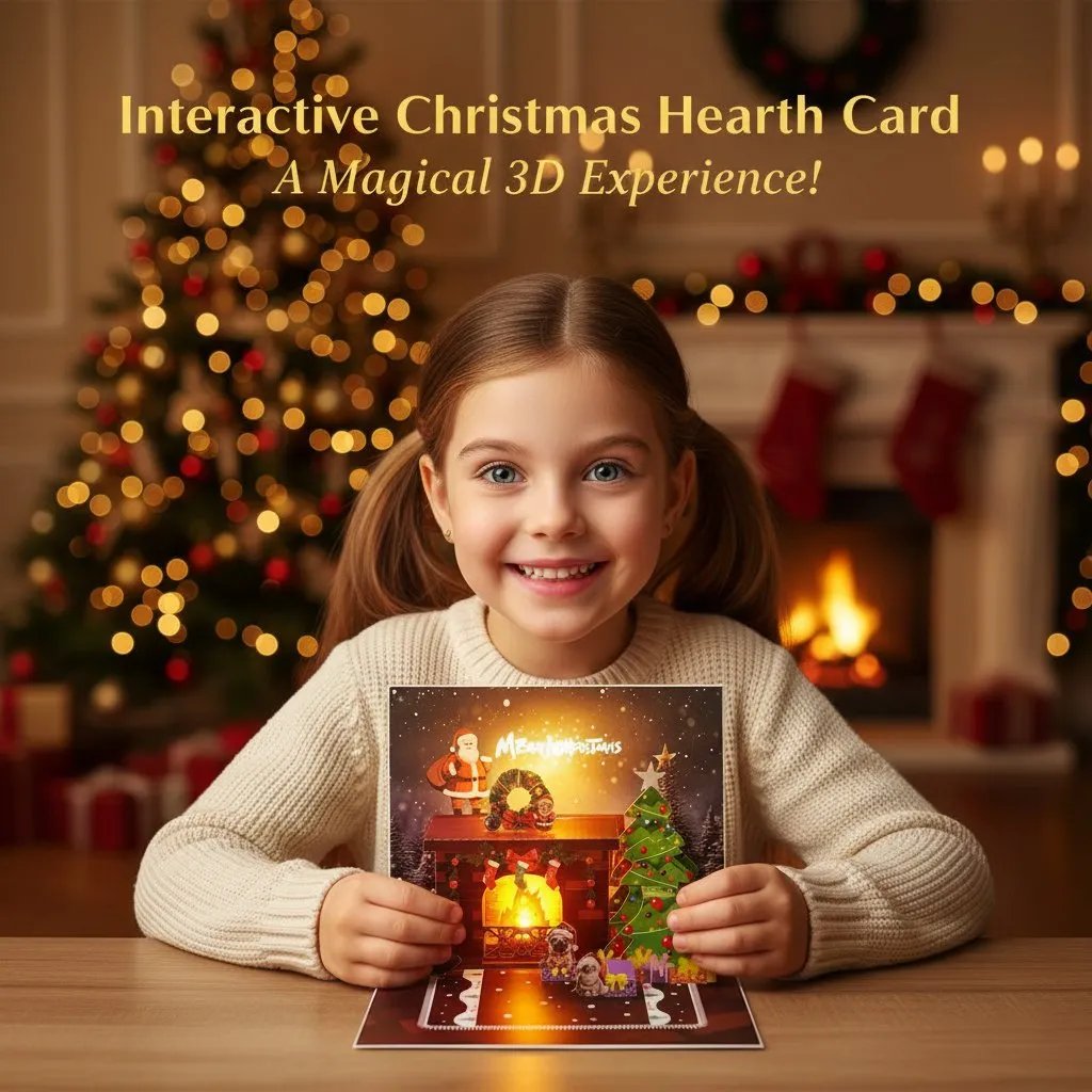 🔥Black Friday 24H Flash Sale 49% OFF🎄Magical Interactive Christmas Card - Blow, Glow & Celebrate! 🎅