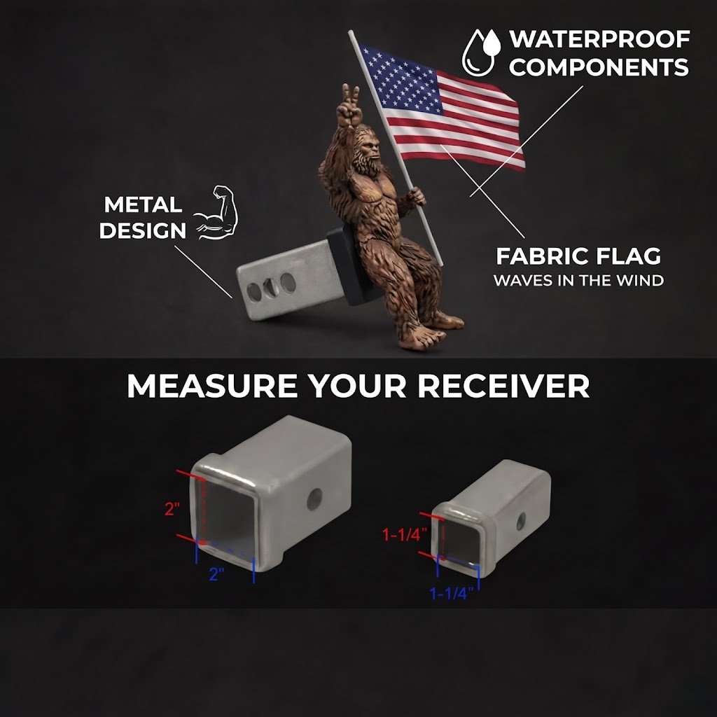 🔥Limited Edition🎁Patriot Bigfoot Trailer Hitch