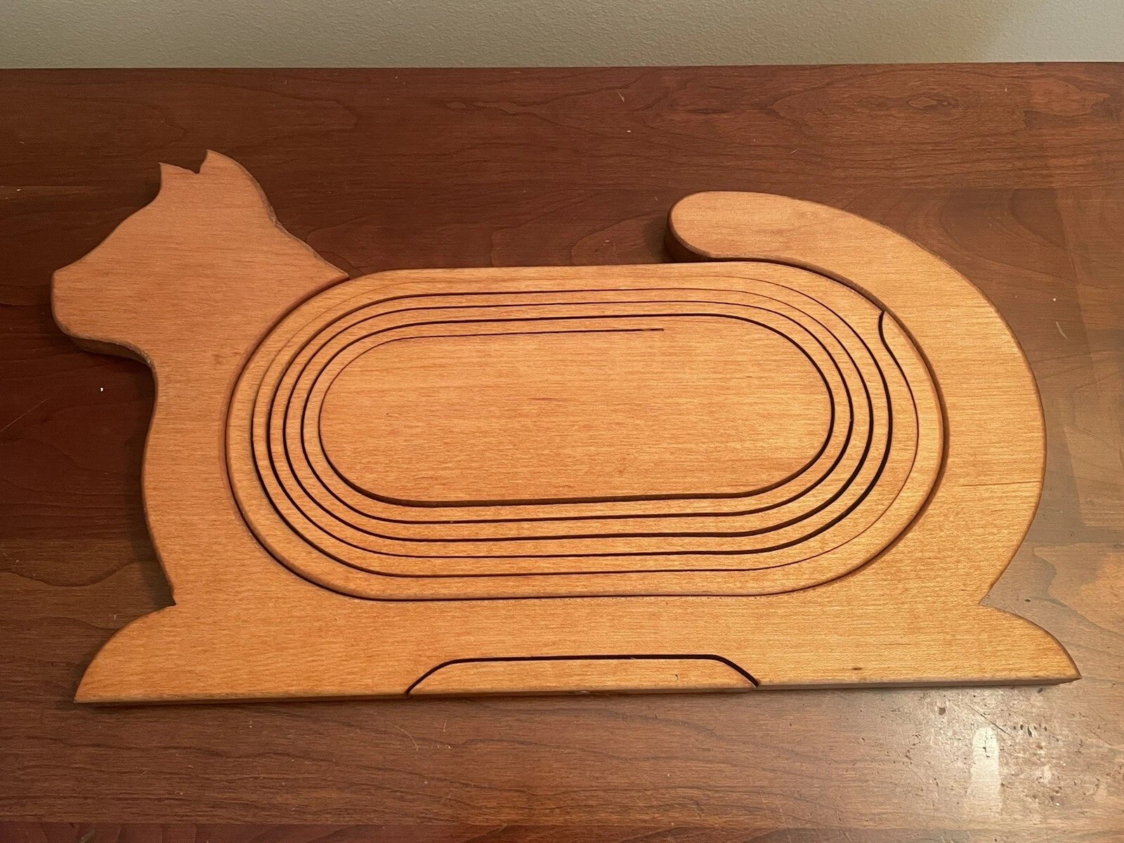 🔥HOT SALE 55% OFF-✨🐱Wooden CAT Expandable Collapsible Accordion Pedestal Folding Basket Bowl