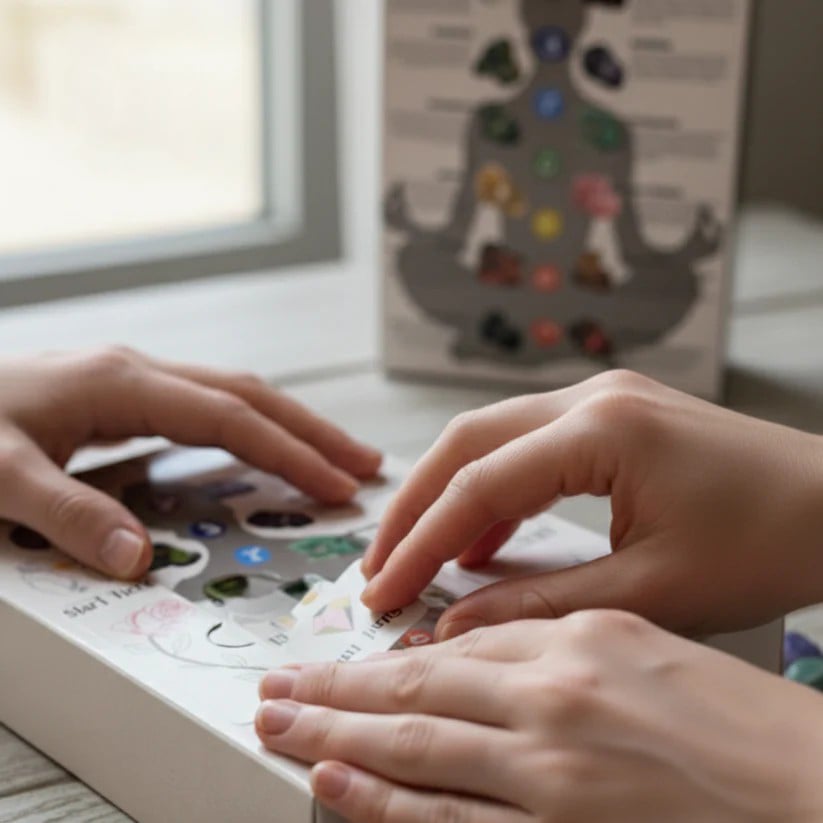 ❤100% Hand-carved -💎Crystal Advent Calendar🔮