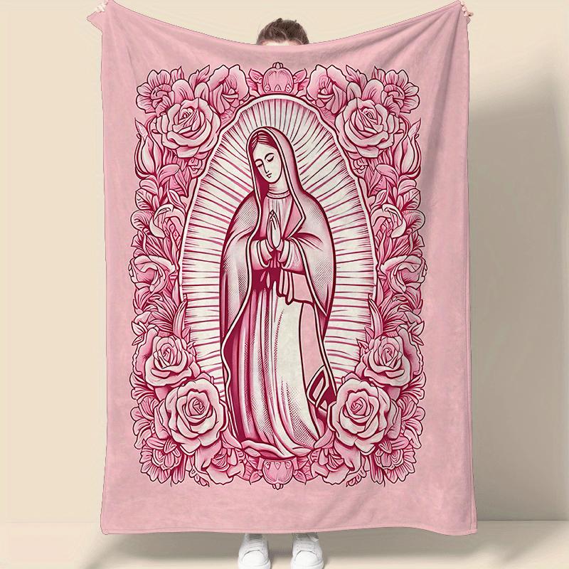 🔥Limited-time discount of 55%🔥Comfortable Pink Virgin Mary Blanket✝️