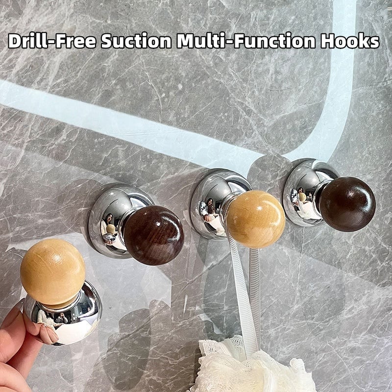 🔥LAST DAY 55% OFF❤Drill-Free Suction Multi-Function Hooks