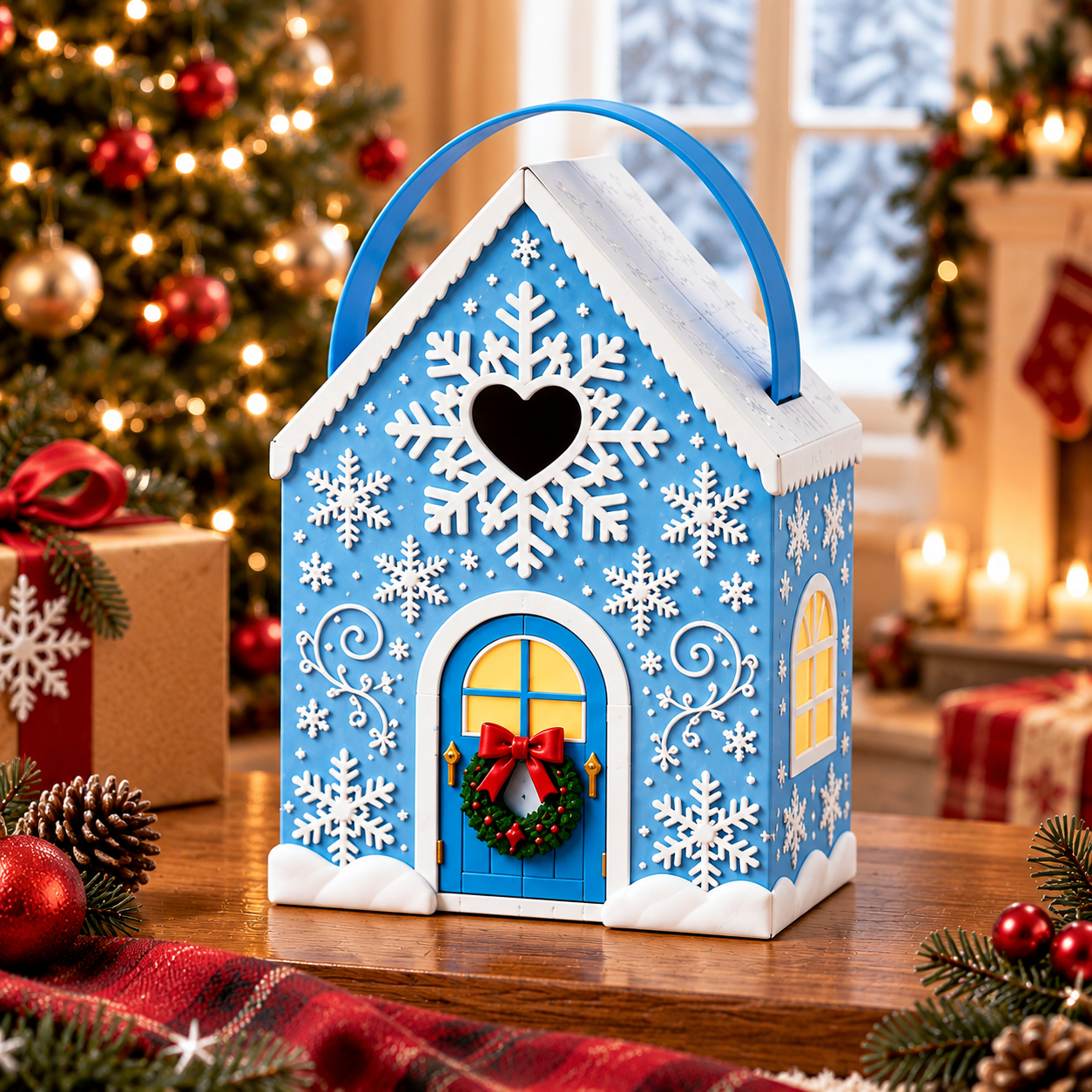 🔥Last day 70% OFF - 🎄🎁 Christmas Cottage Handle Gift Box – A Festive Little House Full of Surprises